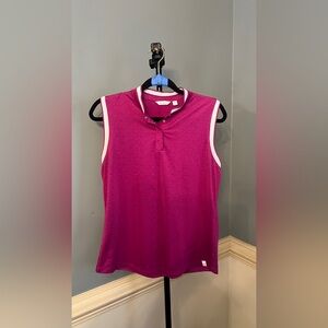Lady Hagen Fuchsia Sleeveless Golf Tee